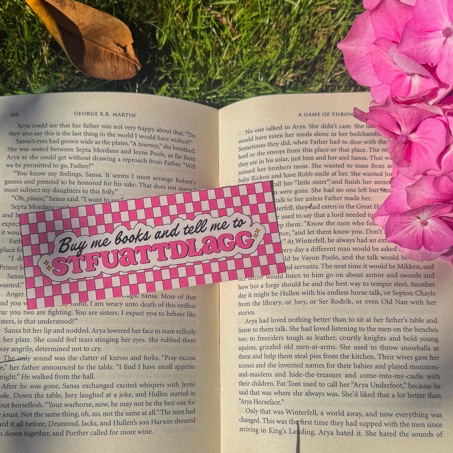 buy me books and tell me to stfuattdlagg ~ bookmark - pae pukapuka