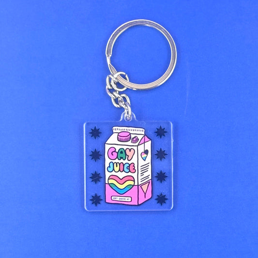 Gay Juice - Keyring - Pae Pukapuka