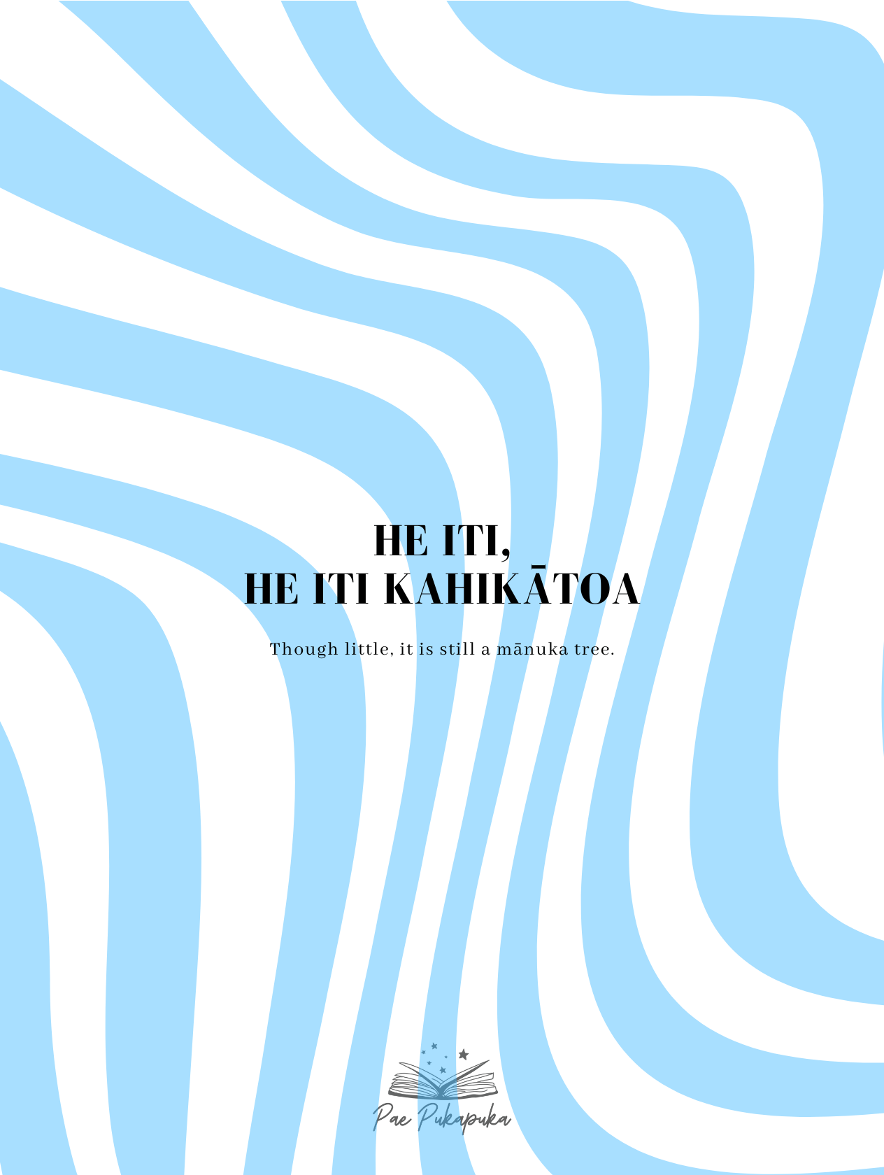 He iti, He iti kahikātoa (colour) - Pae Pukapuka