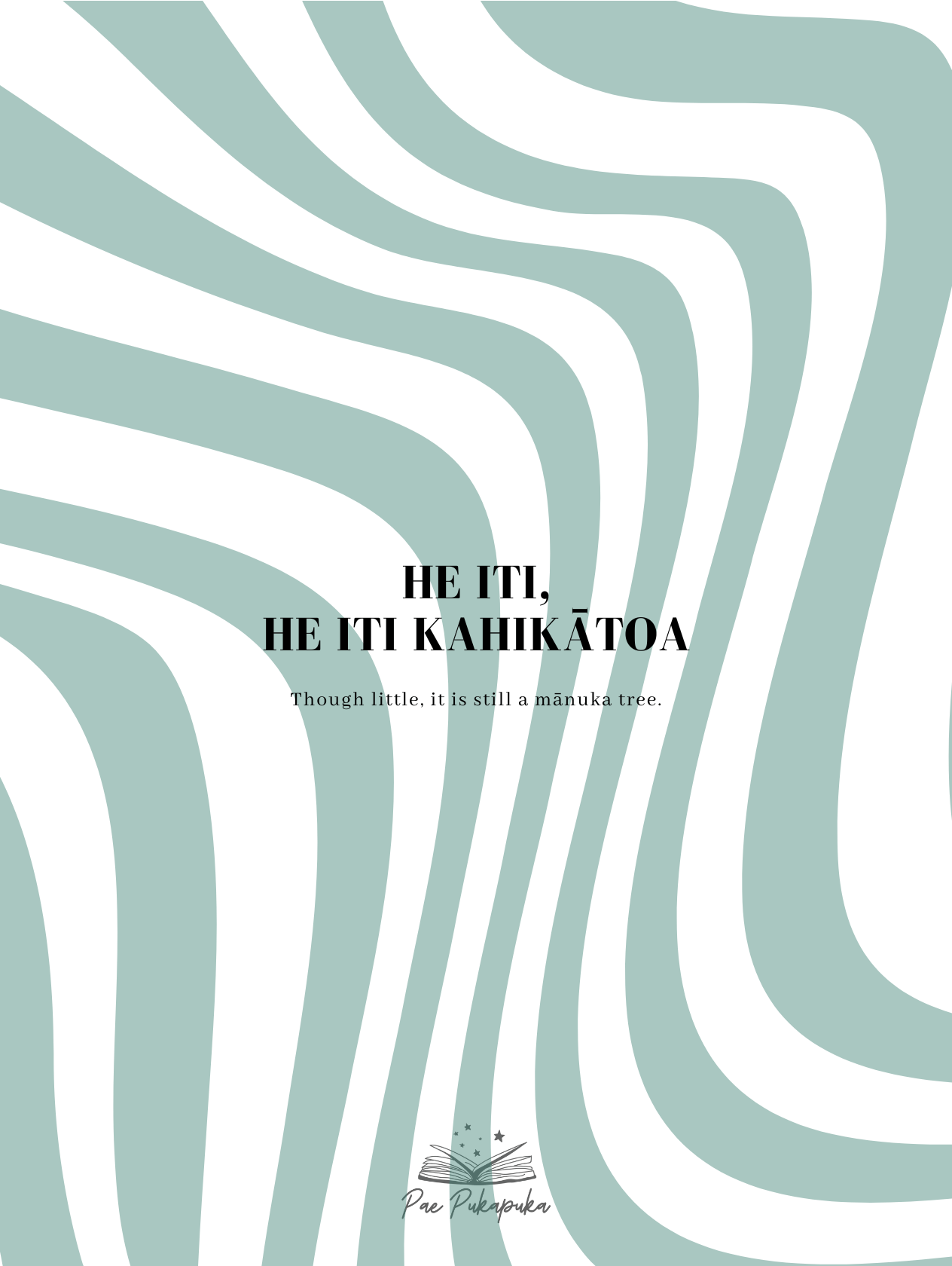 he iti, he iti kahikātoa (colour) - pae pukapuka