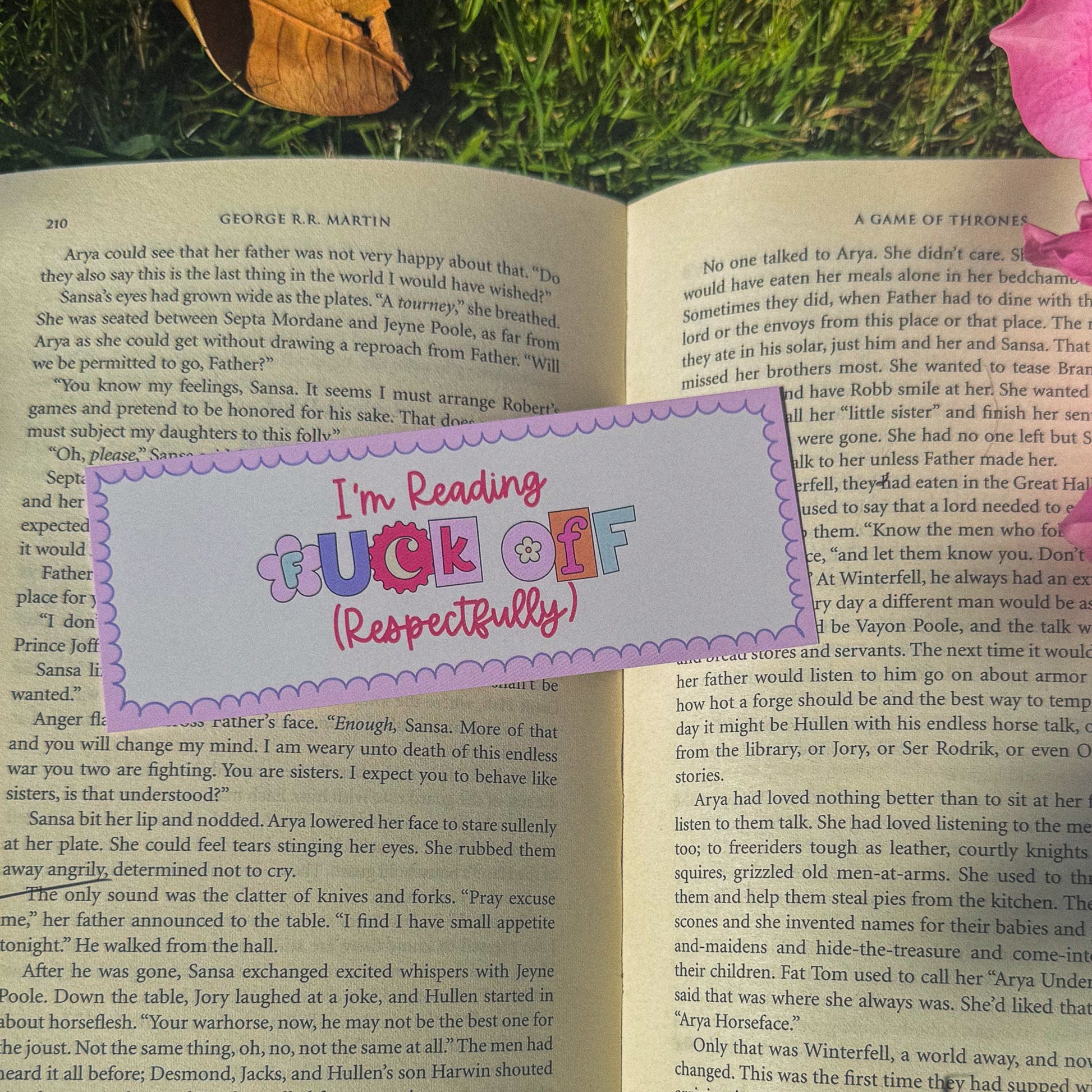 I'm Reading. F*** Off (Respectfully) ~ Bookmark - Pae Pukapuka
