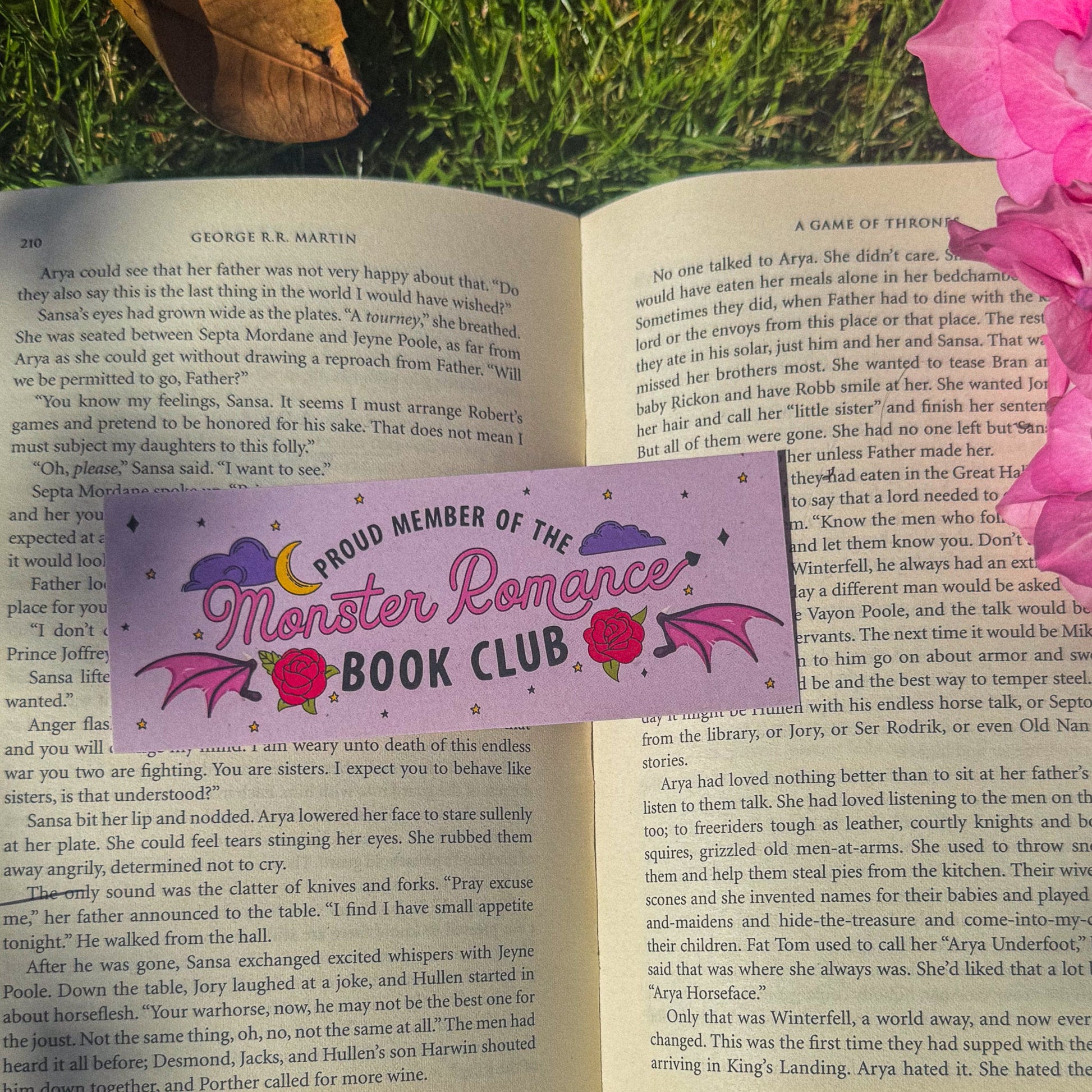 Monster Romance Book Club ~ Bookmark - Pae Pukapuka