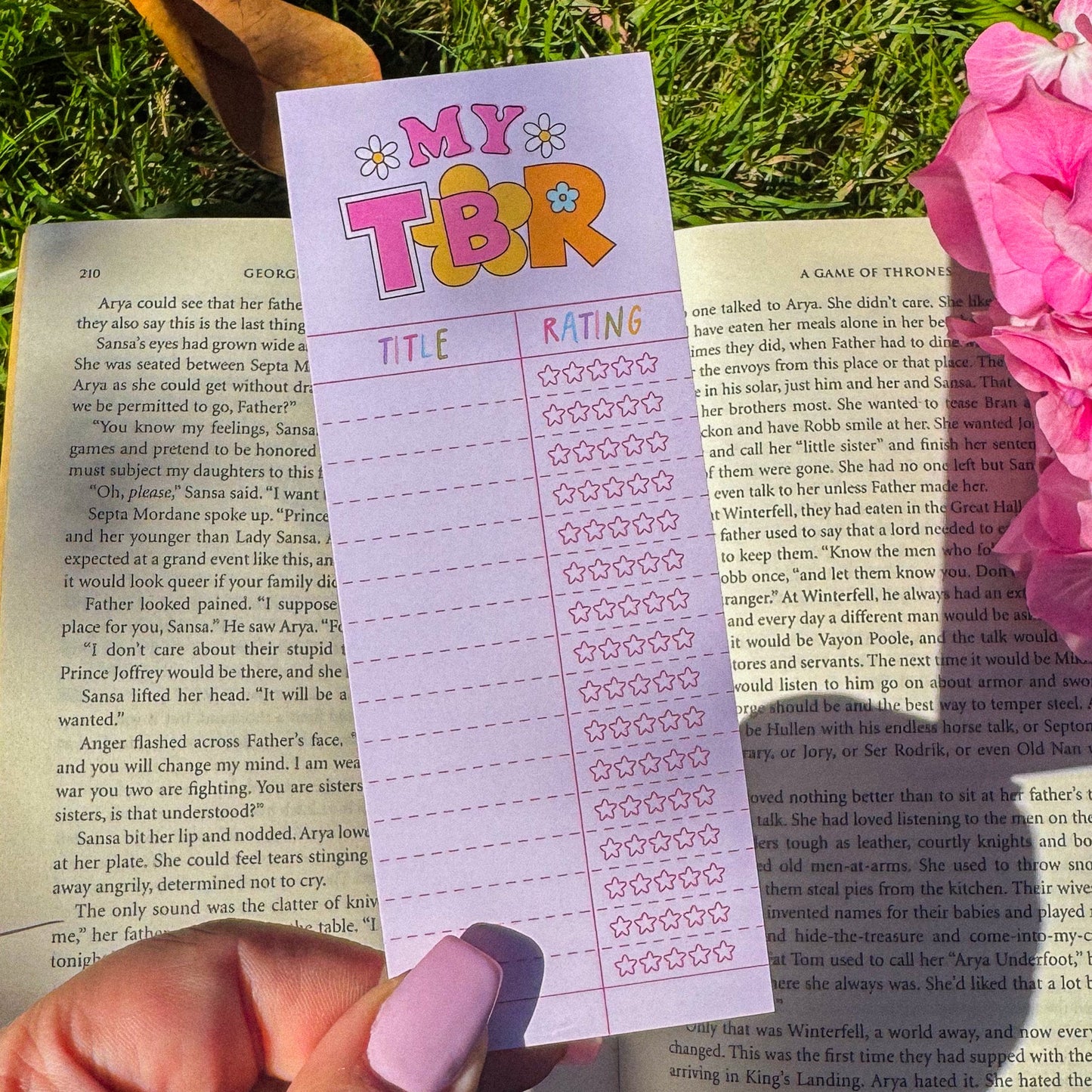 my tbr ~ bookmark - pae pukapuka