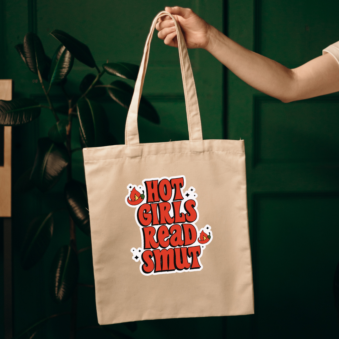 hot girls read smut - tote bag