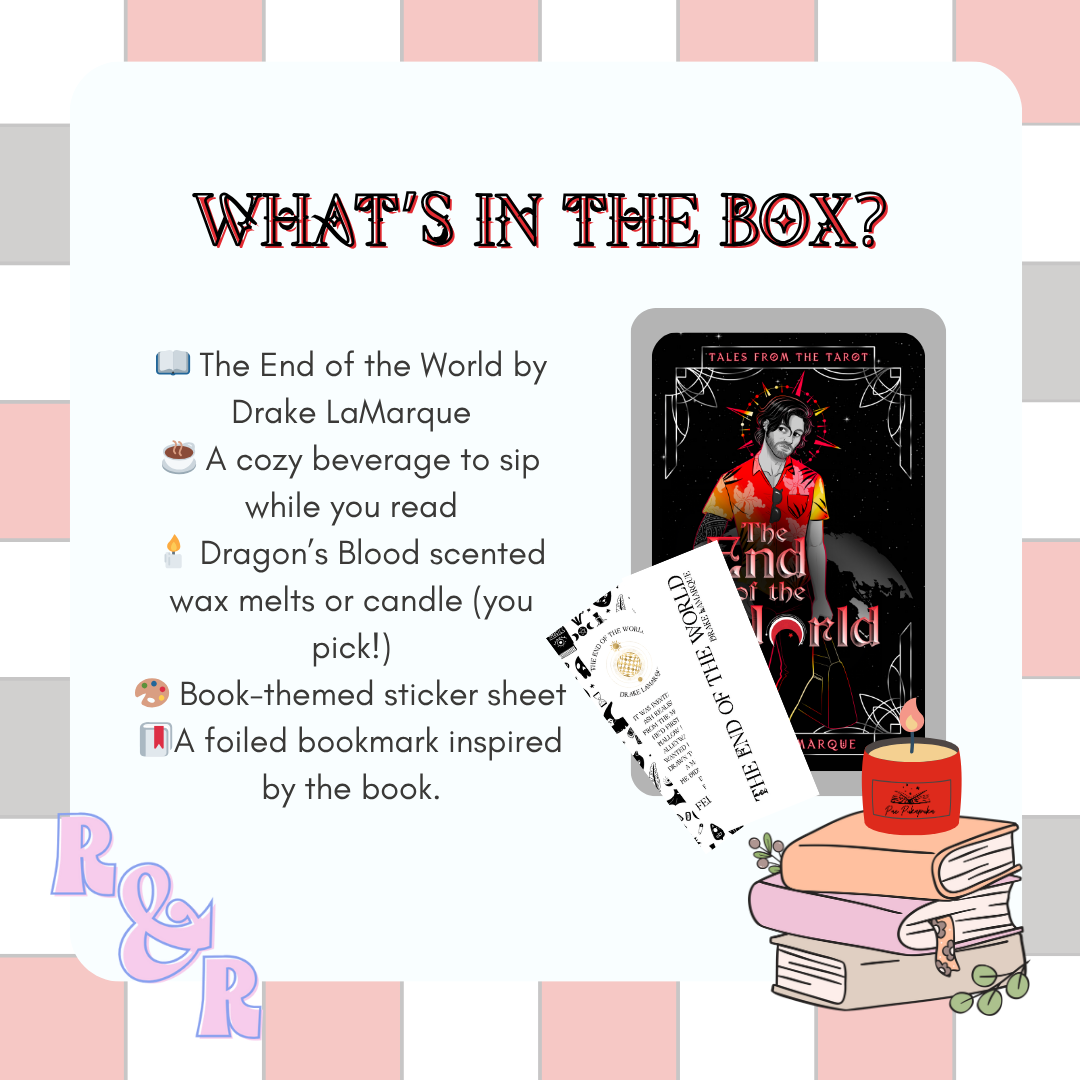pre-order the end of the world by drake lamarque ~ r&r book box