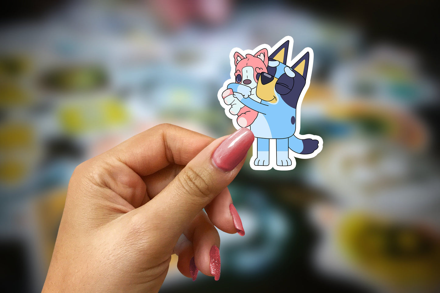 bluey variety pack ~ vinyl stickers - pae pukapuka