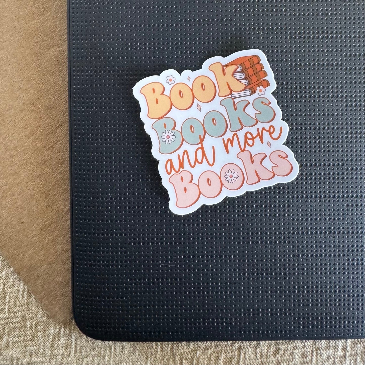 books books and more books ~ vinyl sticker - pae pukapuka