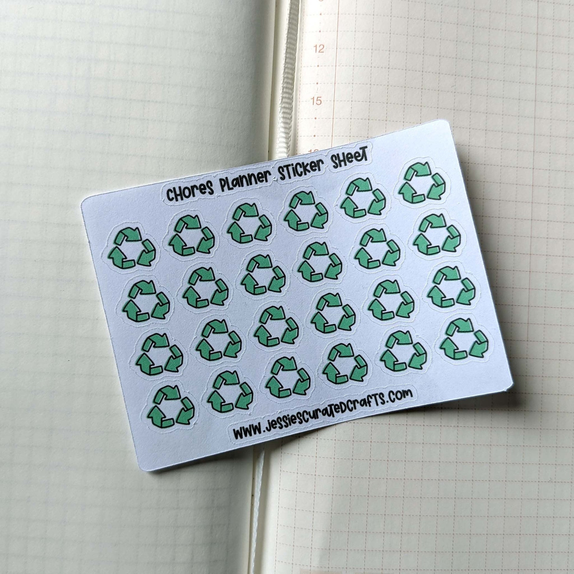 CLEARANCE Chores Bundle ~ Mini Planner Sticker Sheet - Pae Pukapuka