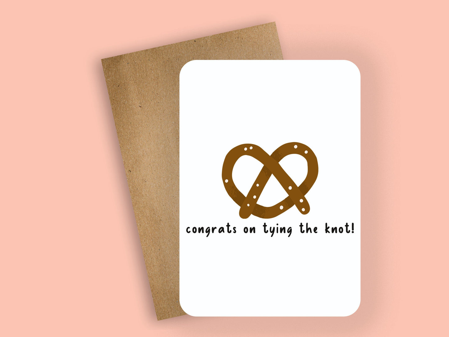 congrats on tying the knot! ~ greeting card - pae pukapuka