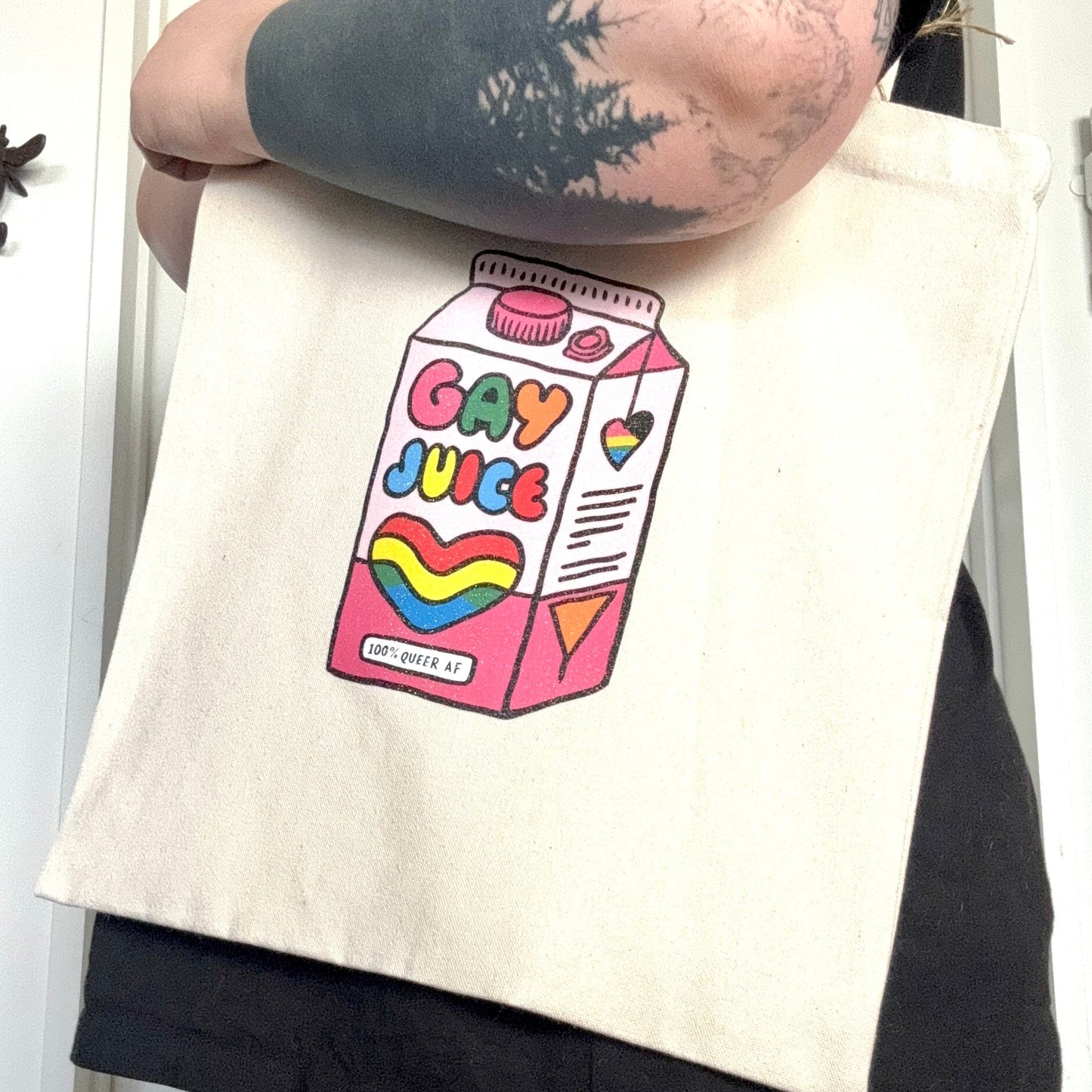 gay juice - tote bag - pae pukapuka