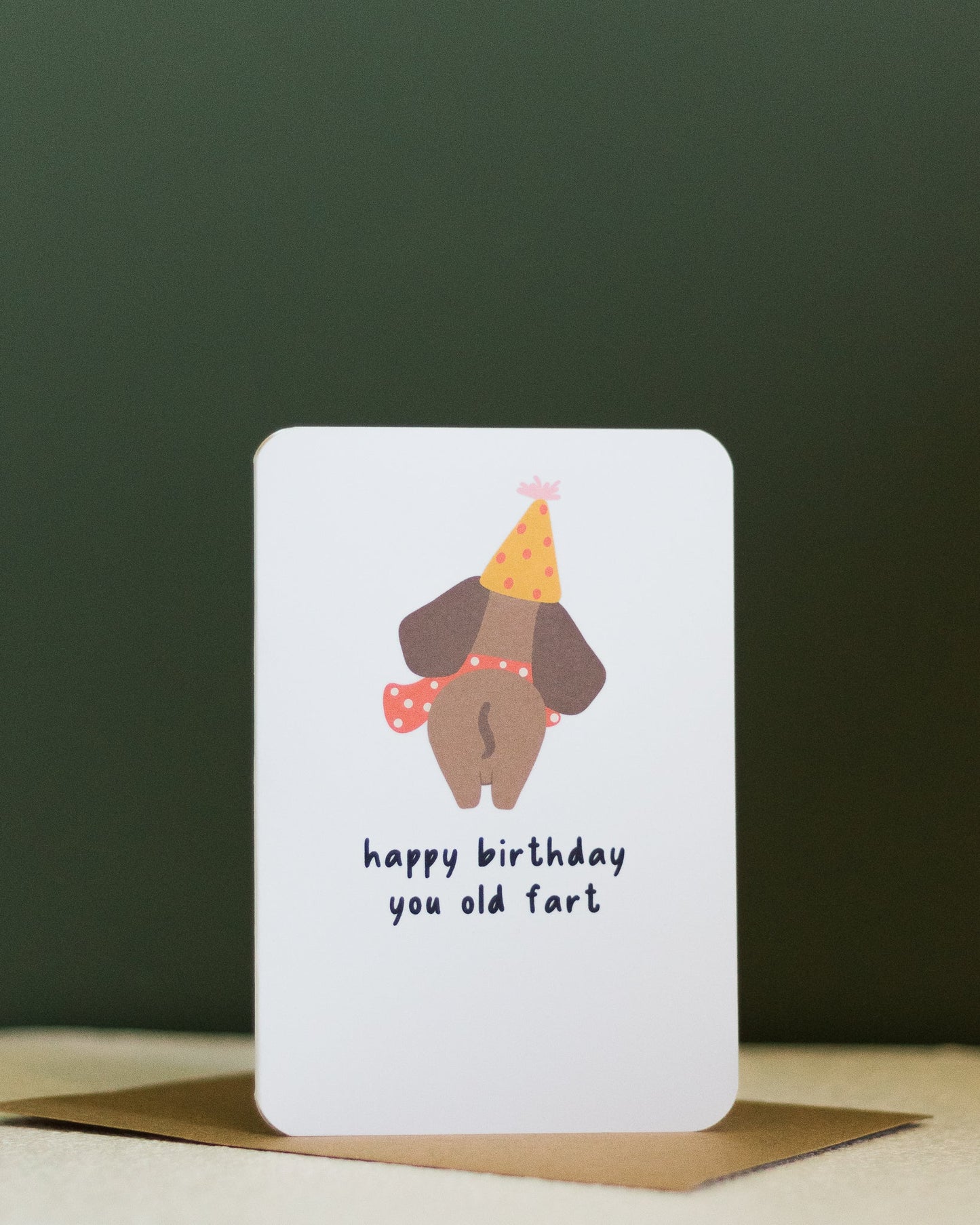 happy birthday you old fart ~ greeting card - pae pukapuka