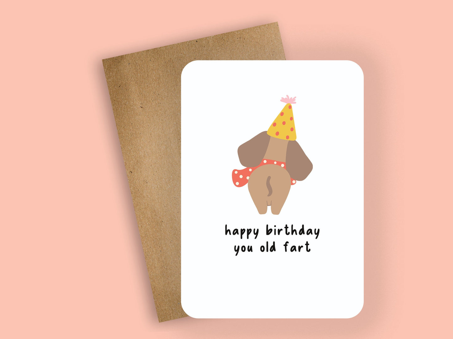 happy birthday you old fart ~ greeting card - pae pukapuka