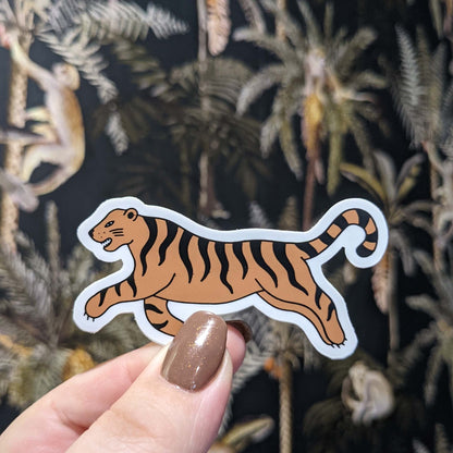 Indie Rose Tiger ~ vinyl sticker - Pae Pukapuka