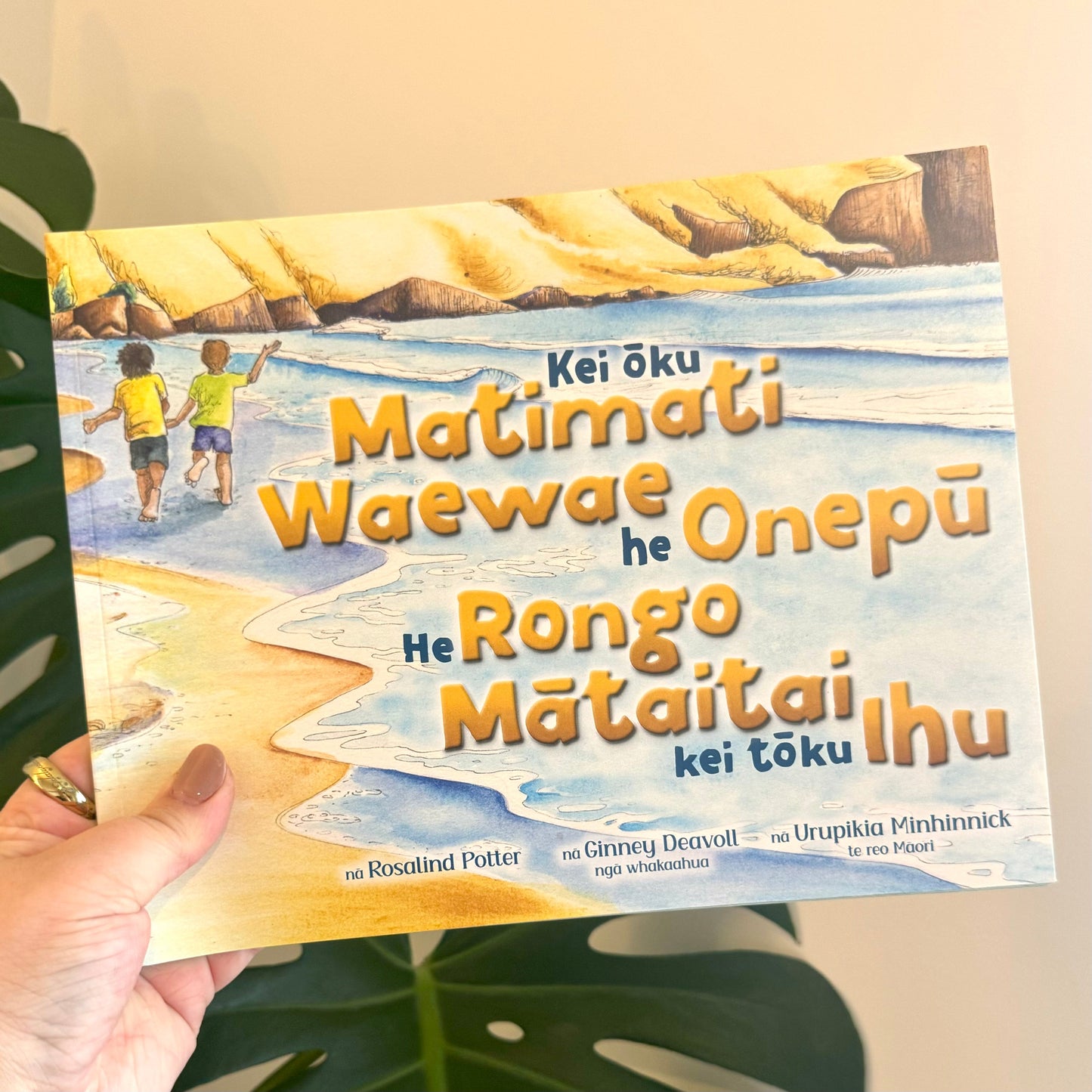 kei ōku matimati waewae he onepū, he ronga mātaitai kei tōku ihu - rosalind potter - autographed copy - pae pukapuka