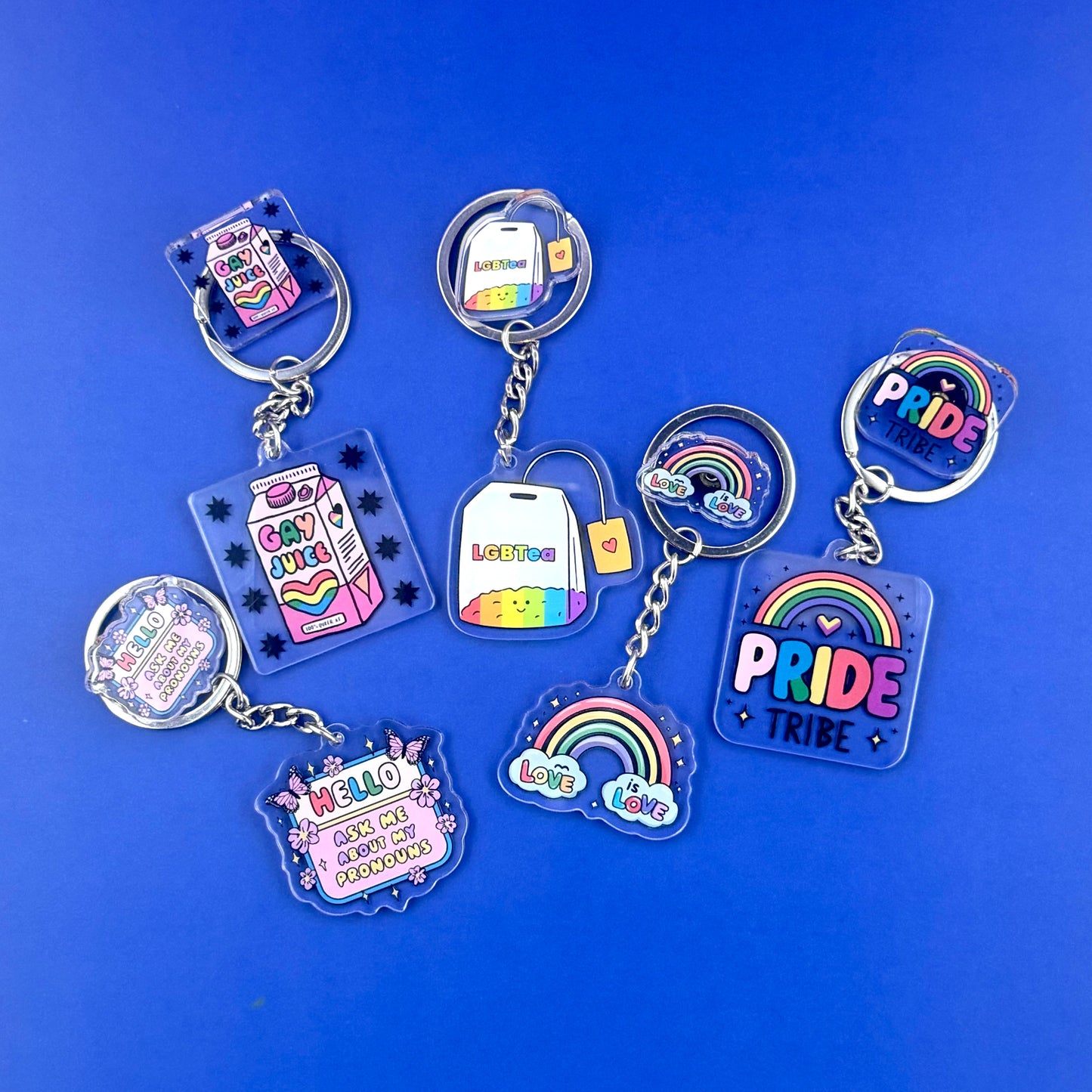 lgbtea - keyring - pae pukapuka