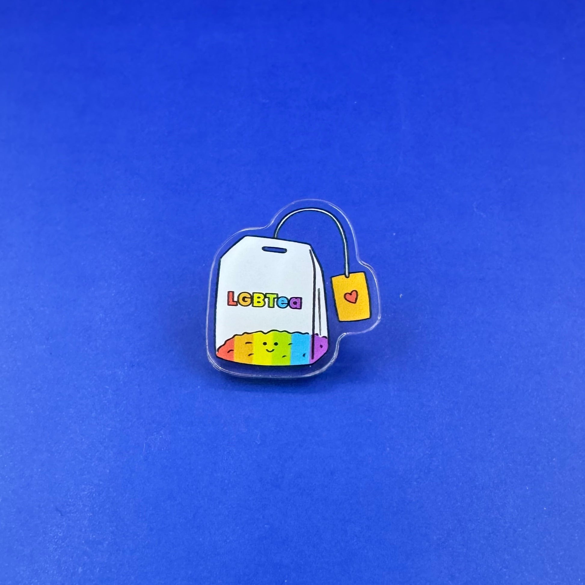 LGBTea ~ Mini Acrylic Pin - Pae Pukapuka