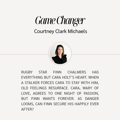Pre - Order Game Changer by Courtney Clark Michaels ~ NZ Indie Book Box ~ Build Your Own - Pae Pukapuka