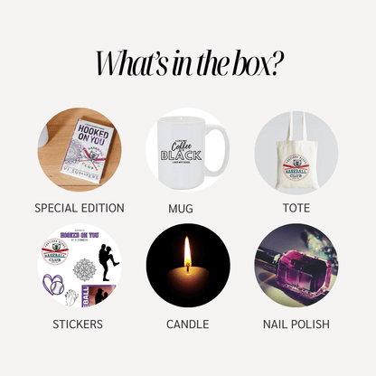 Pre - Order Hooked On You by Vi Summers ~ NZ Indie Book Box ~ Build Your Own - Pae Pukapuka
