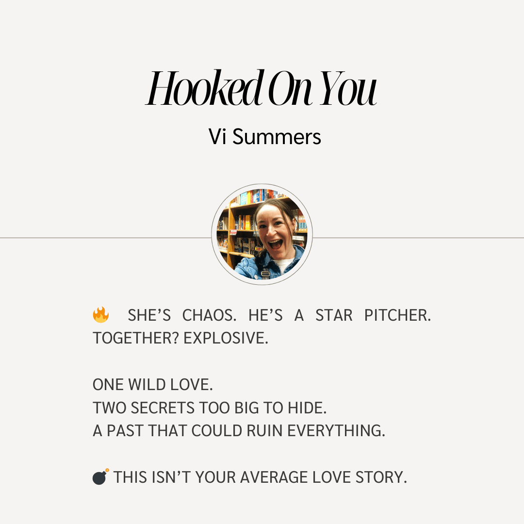 Pre - Order Hooked On You by Vi Summers ~ NZ Indie Book Box ~ Build Your Own - Pae Pukapuka