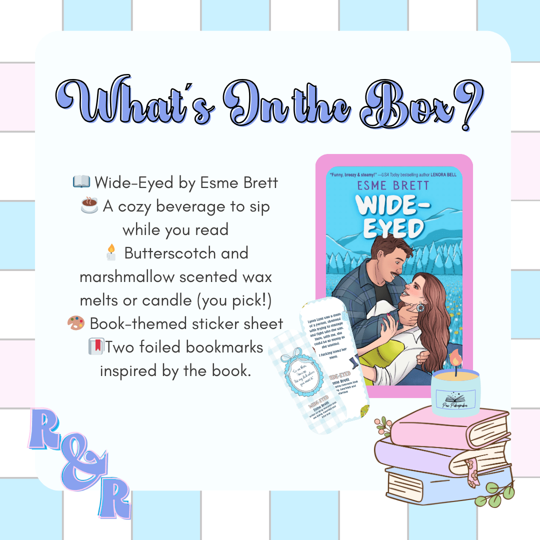 Pre - Order Wide - Eyed by Esme Brett ~ R&R Book Box - Pae Pukapuka