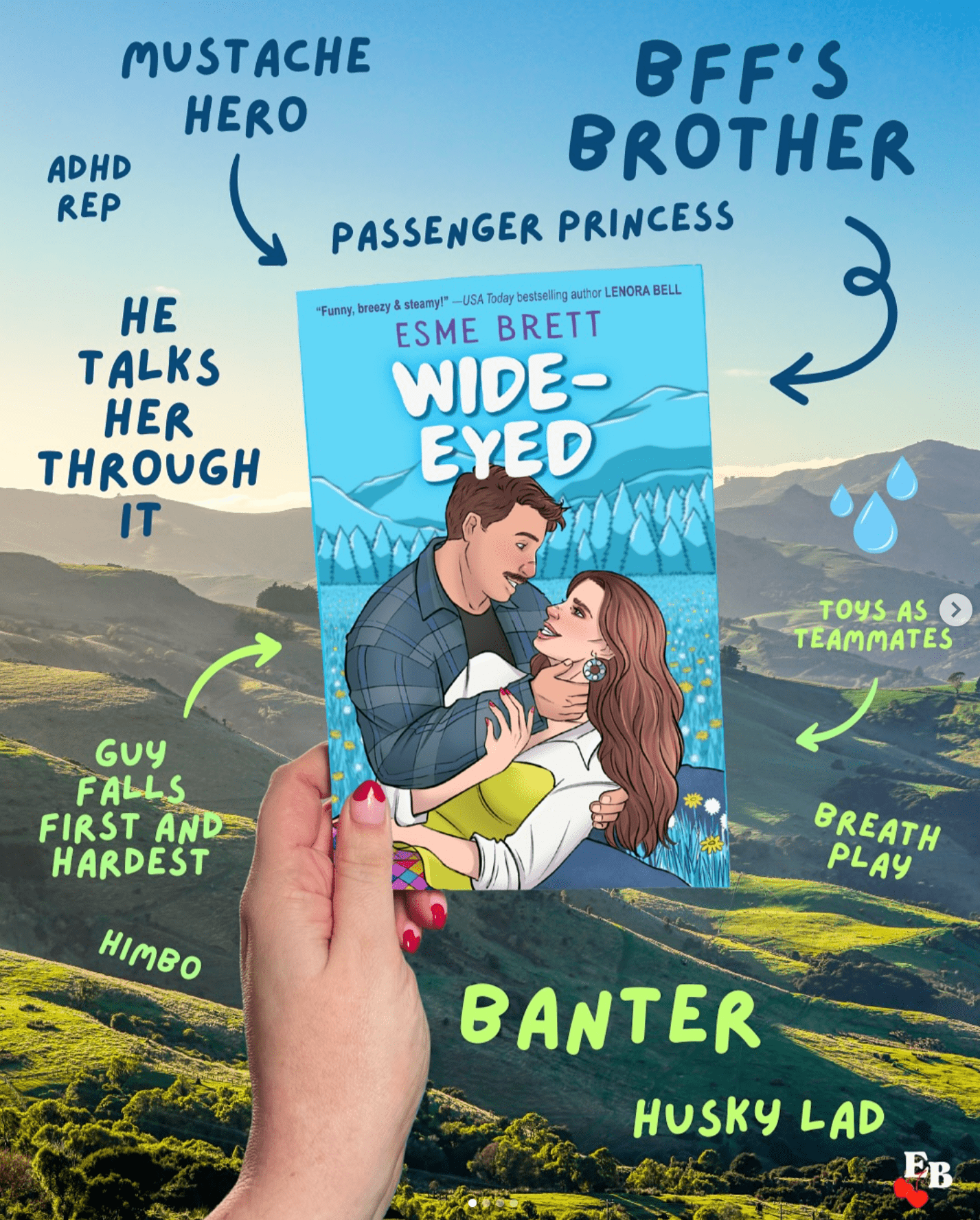 pre - order wide - eyed by esme brett ~ r&r book box - pae pukapuka