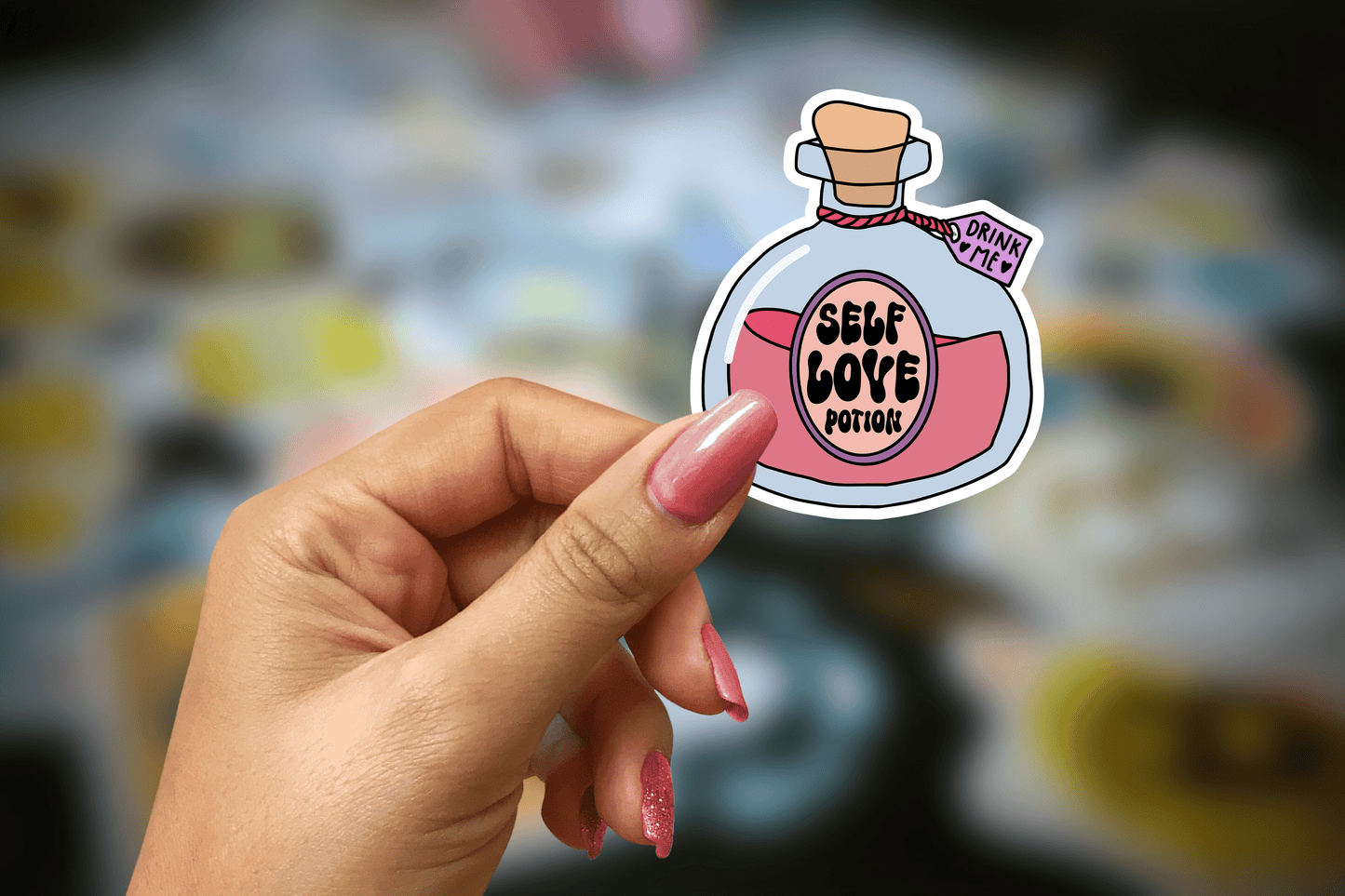 self love potion ~ vinyl sticker - pae pukapuka