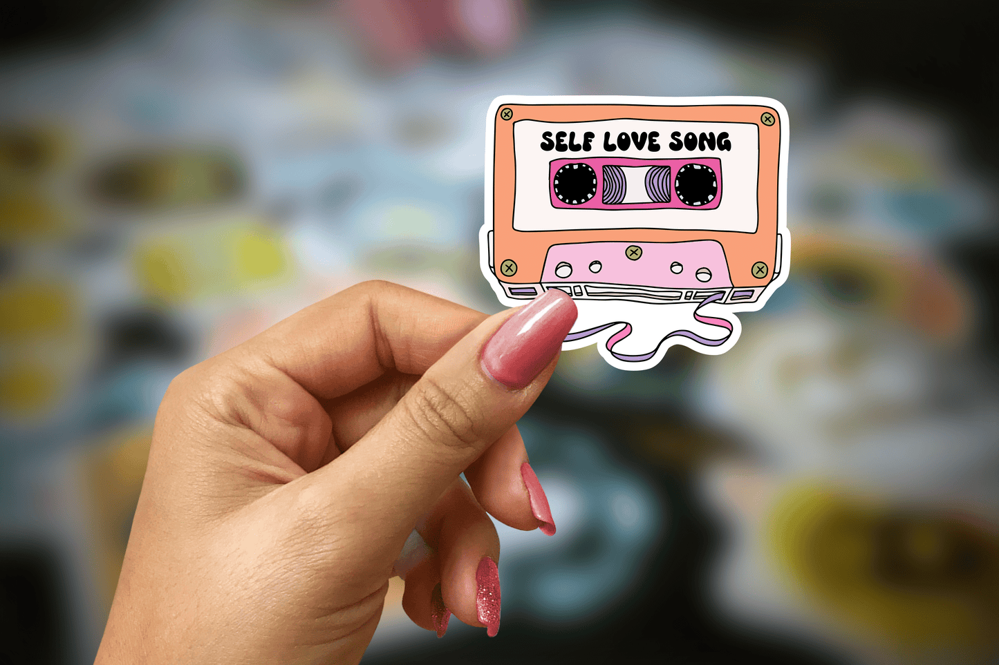 self love song ~ vinyl sticker - pae pukapuka