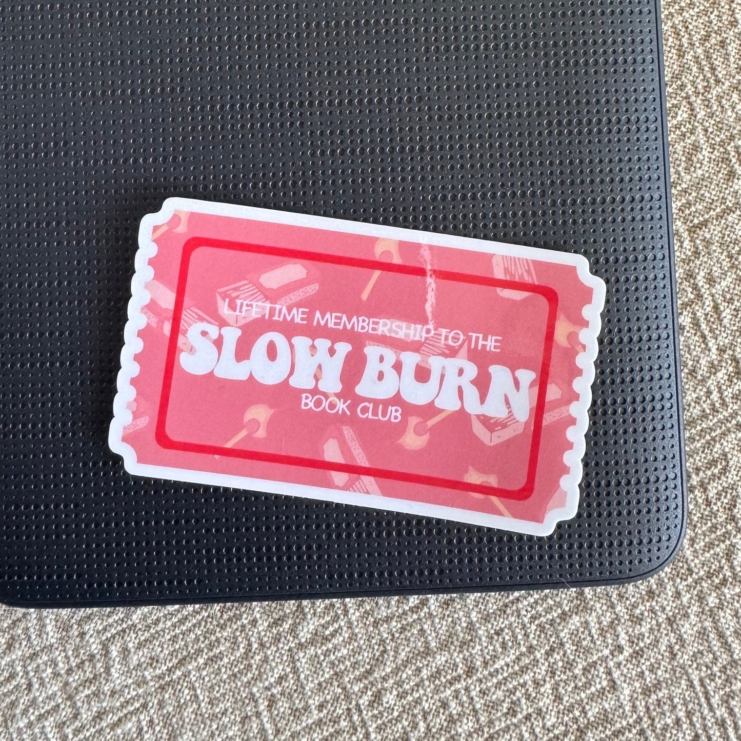 slow burn ~ vinyl sticker - pae pukapuka