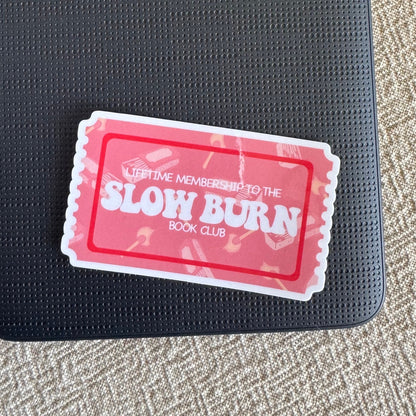 slow burn ~ vinyl sticker - Pae Pukapuka