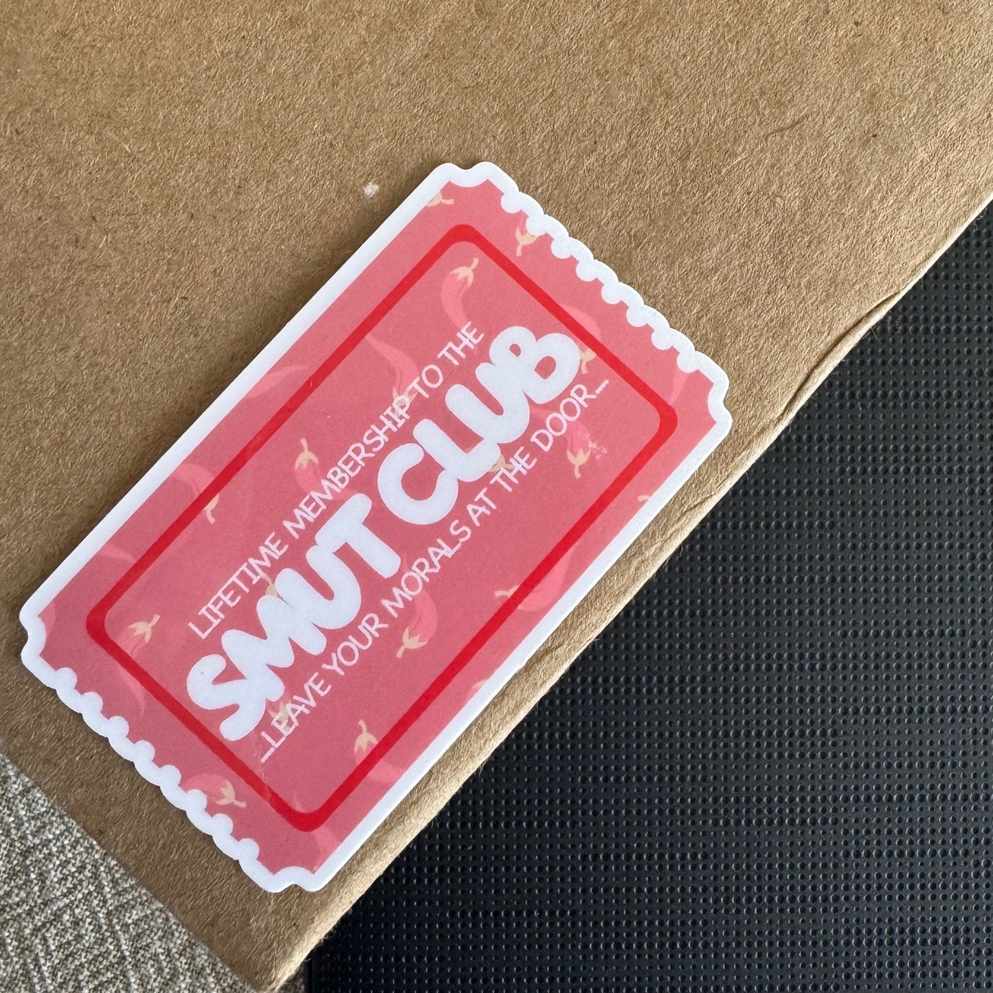 smut club ~ vinyl sticker - pae pukapuka