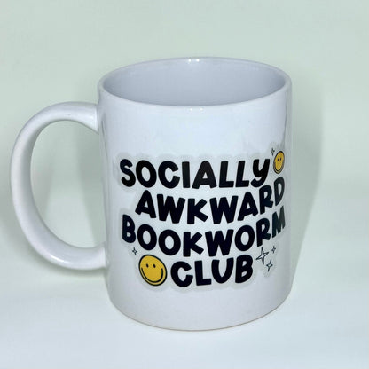 Socially Awkward Bookworm Club - Ceramic Mug - Pae Pukapuka