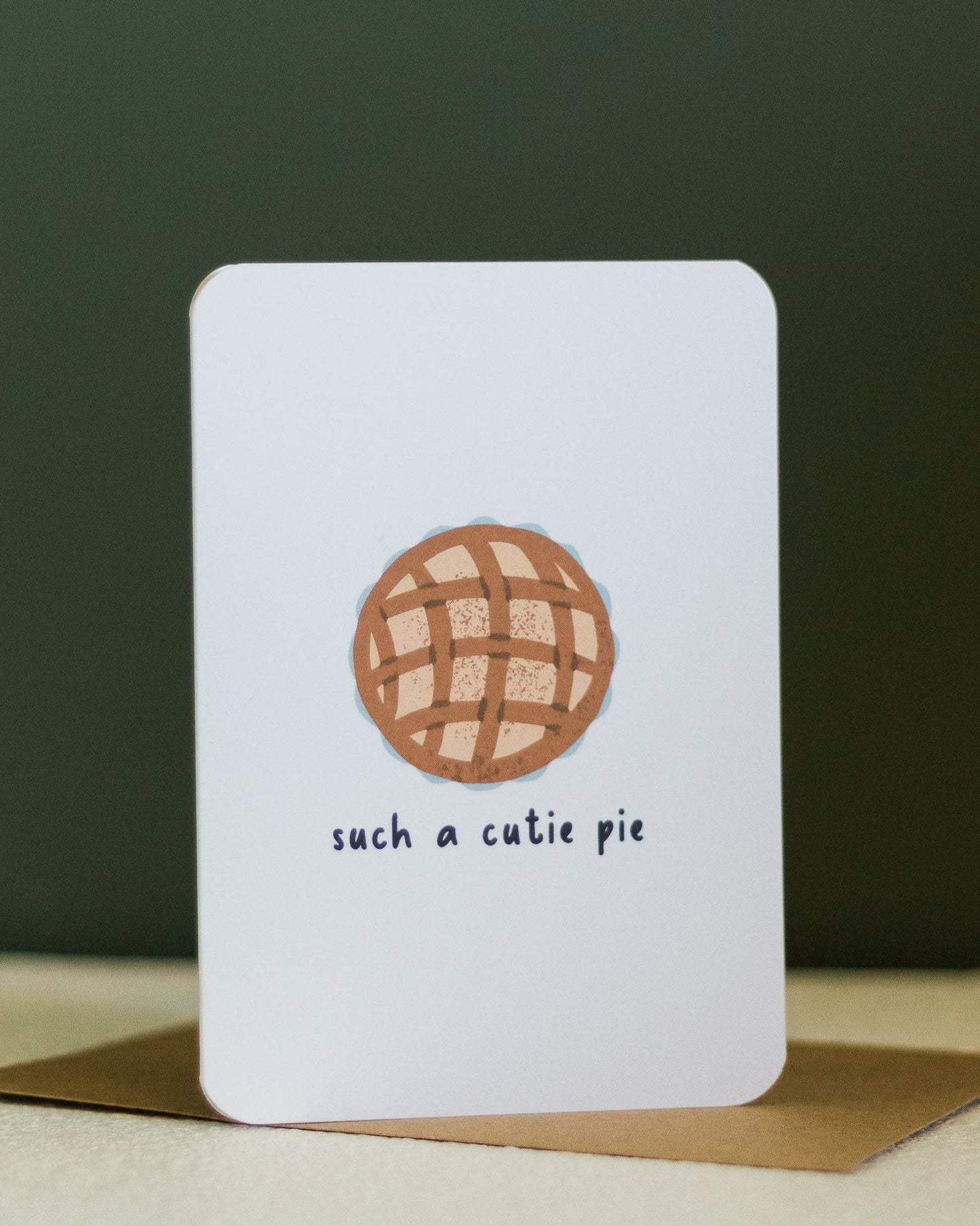 such a cutie pie ~ greeting card - pae pukapuka