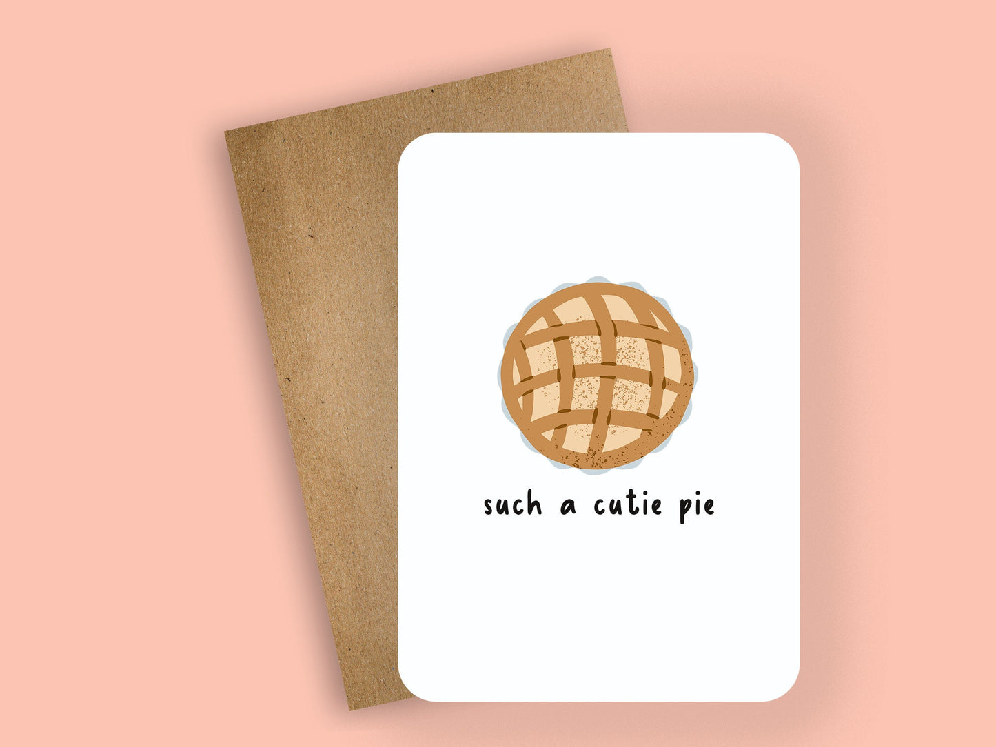 such a cutie pie ~ greeting card - pae pukapuka