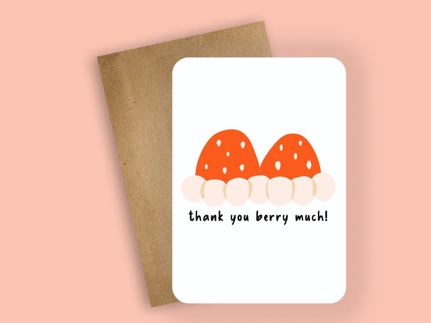 thank you berry much! ~ greeting card - pae pukapuka