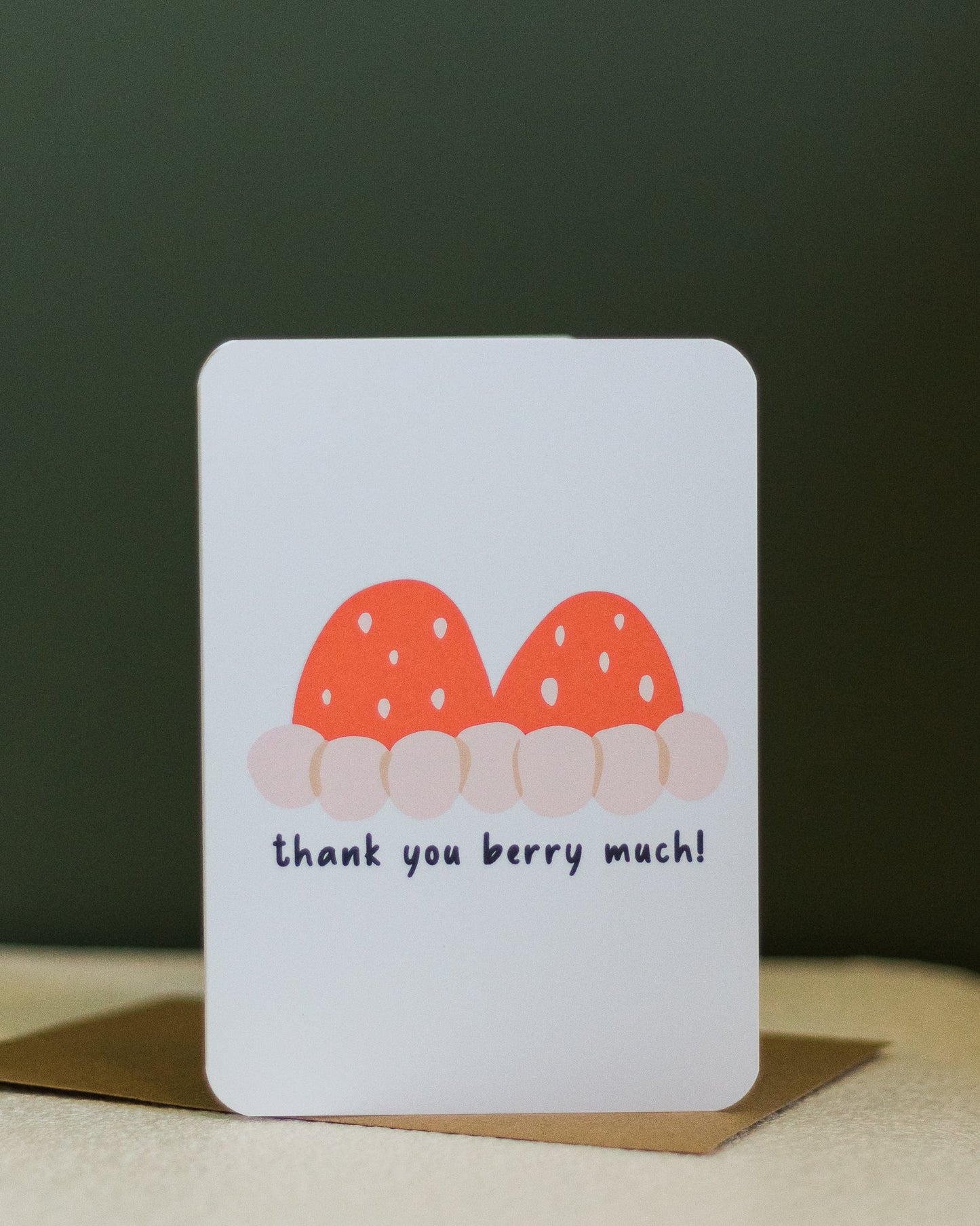 thank you berry much! ~ greeting card - pae pukapuka