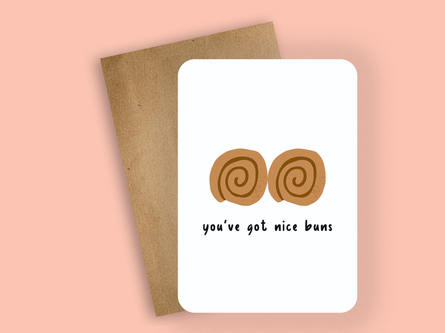 you have nice buns ~ greeting card - pae pukapuka