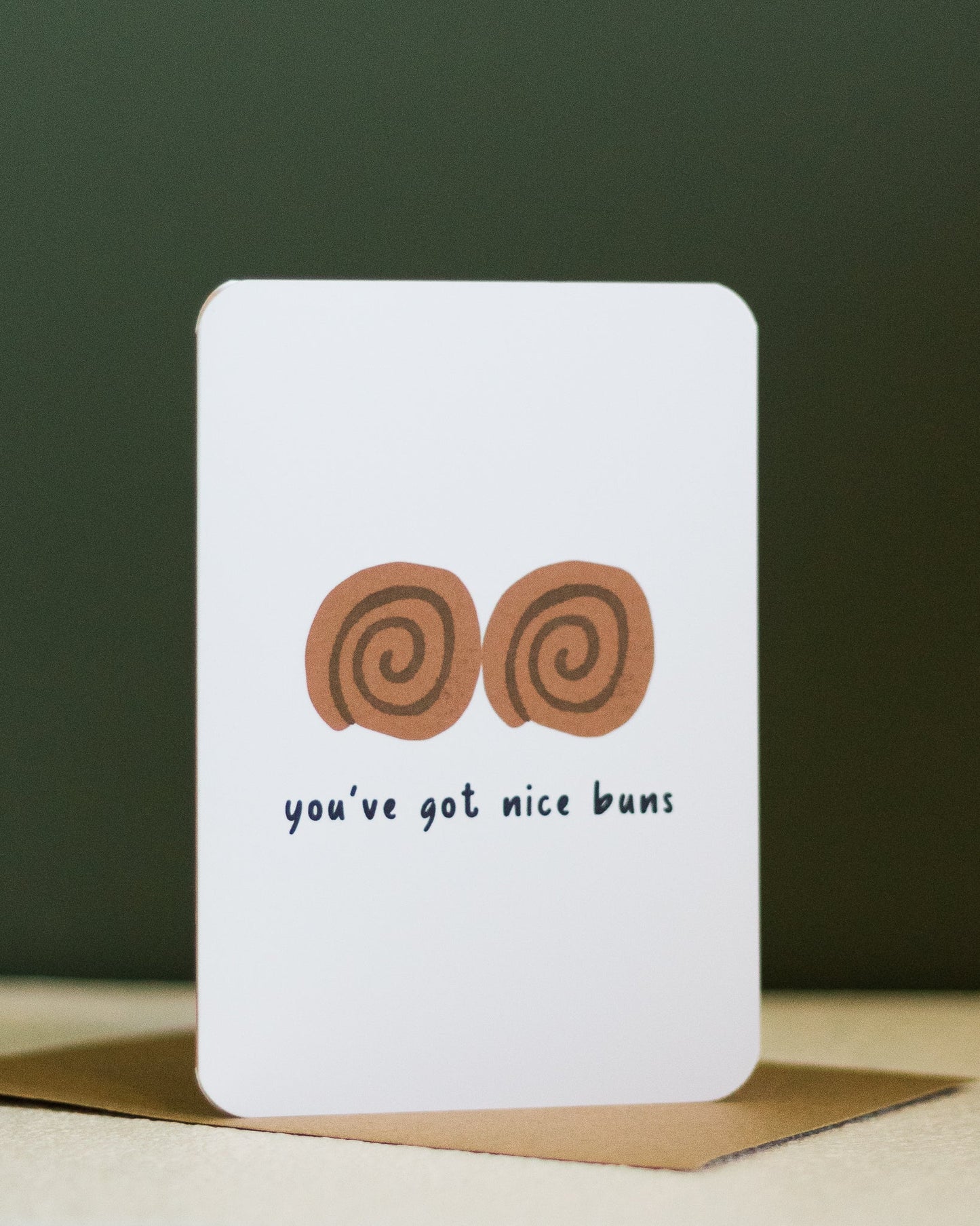 you have nice buns ~ greeting card - pae pukapuka