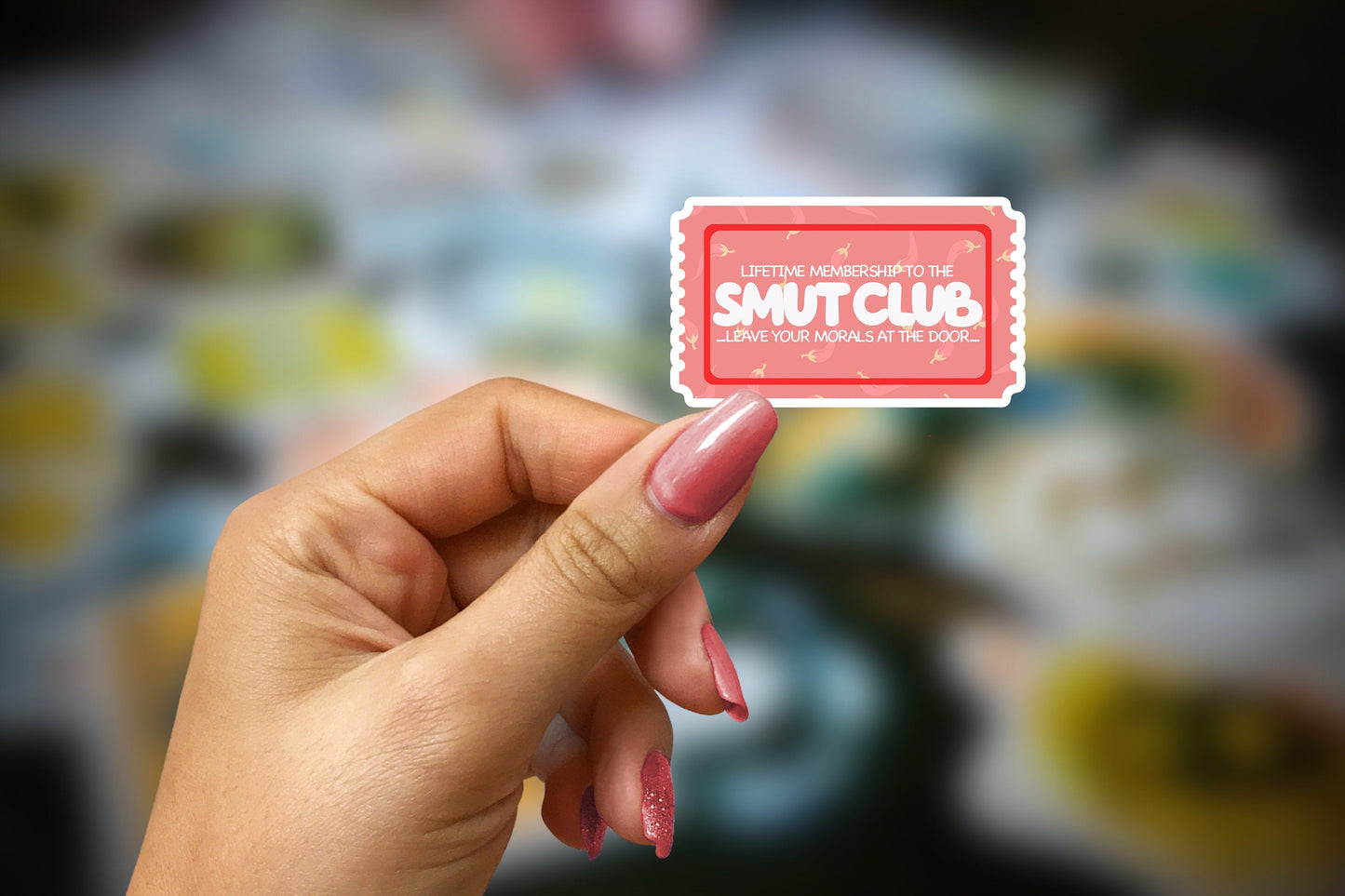 smut club ~ vinyl sticker | pae pukapuka